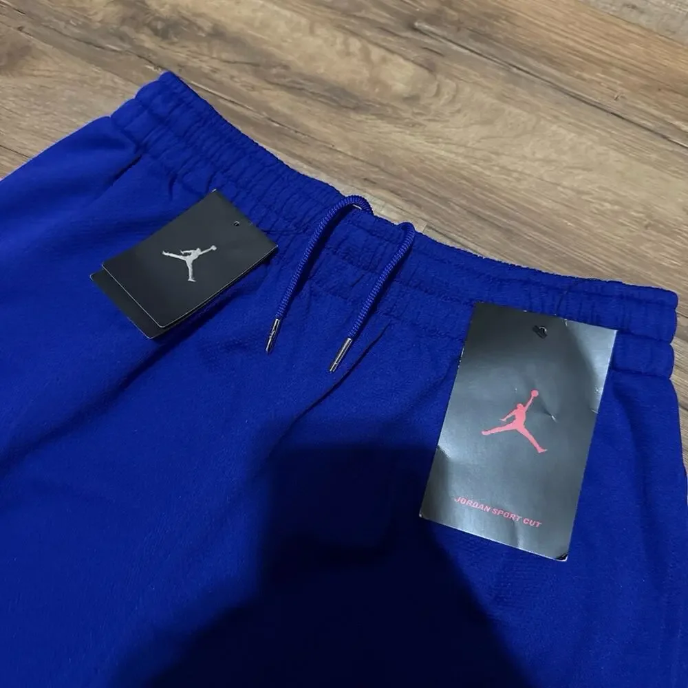 2010 Air Jordan Mesh Court Fit Baggy Basketball Vintage 416212-409 Shiny Shorts
